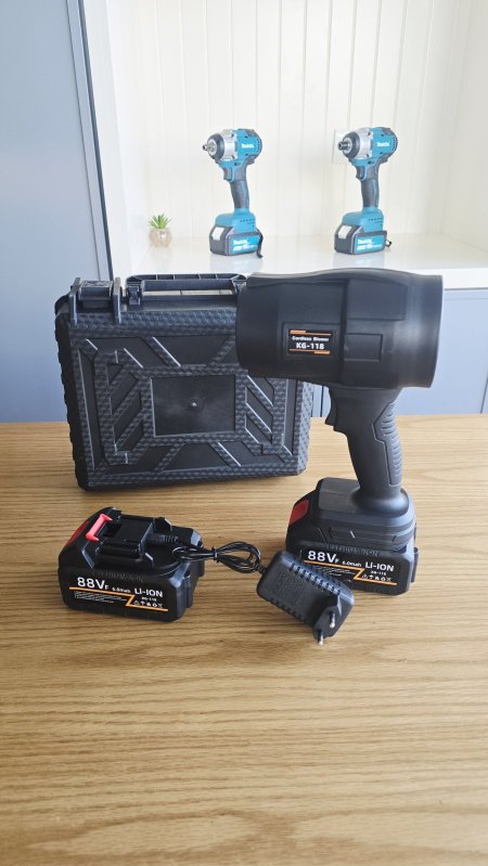 מפוח אוויר טורבינה נטען – עוצמה גבוהה