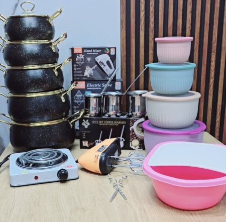 סט כלי בישול 15 חלקים 