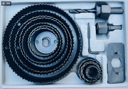 סט כוסות לקידוח גבס