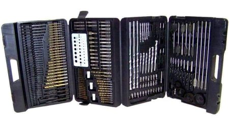 סט להבים, אזמלים ומסמרות, 204 חלקים 