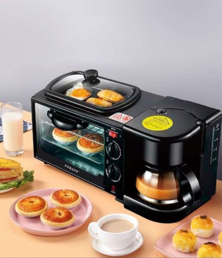 מכשיר להכנת ארוחת בוקר 3×1 