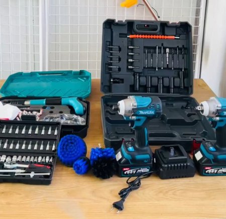 סט מקיטה מקצועי – 3 חלקים עיקריים + 2 מתנות!